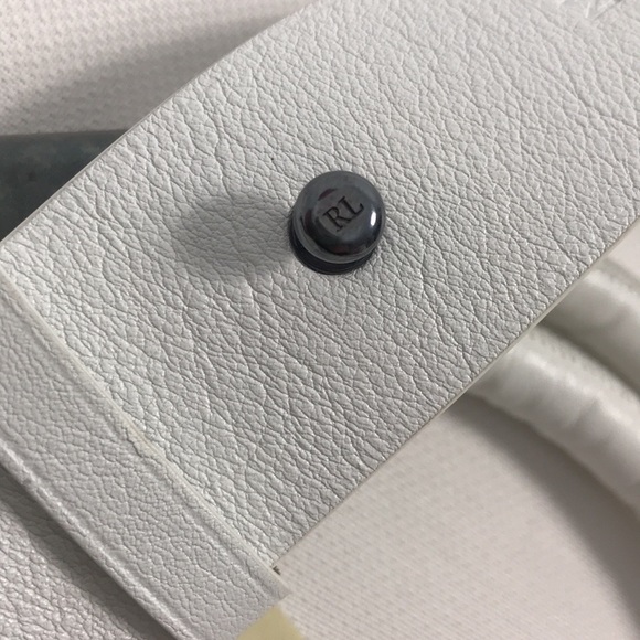 Ralph Lauren Woven Tri-strap Stirrup Belt Medium - Picture 14 of 16